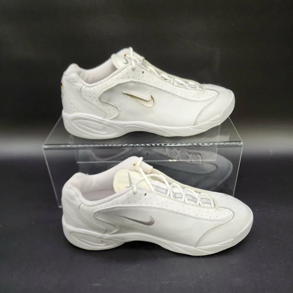 Nike Air‎ Court Imager Womens White Silver Vintage Y2K Retro Cheer Shoe 9.5